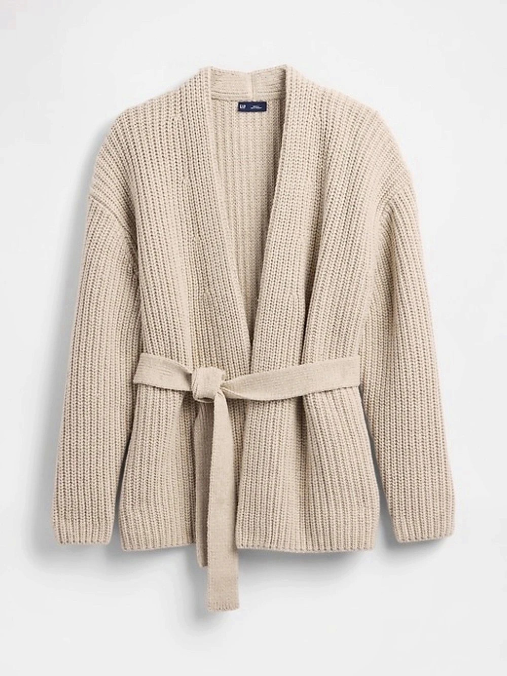Cotton-Blend Wrap Cardigan Sweater | Gap